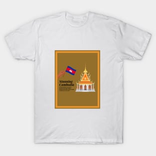Stunning building structure in Cambodia T-Shirt